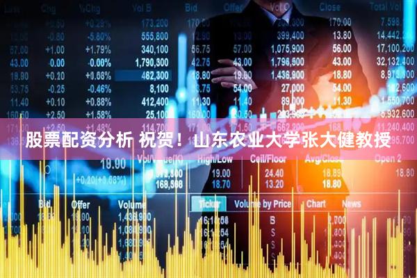 股票配资分析 祝贺！山东农业大学张大健教授